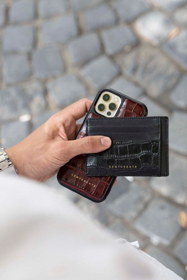 Universal Leather Card Holder Case